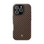 Brown Polka Dots Phone Case