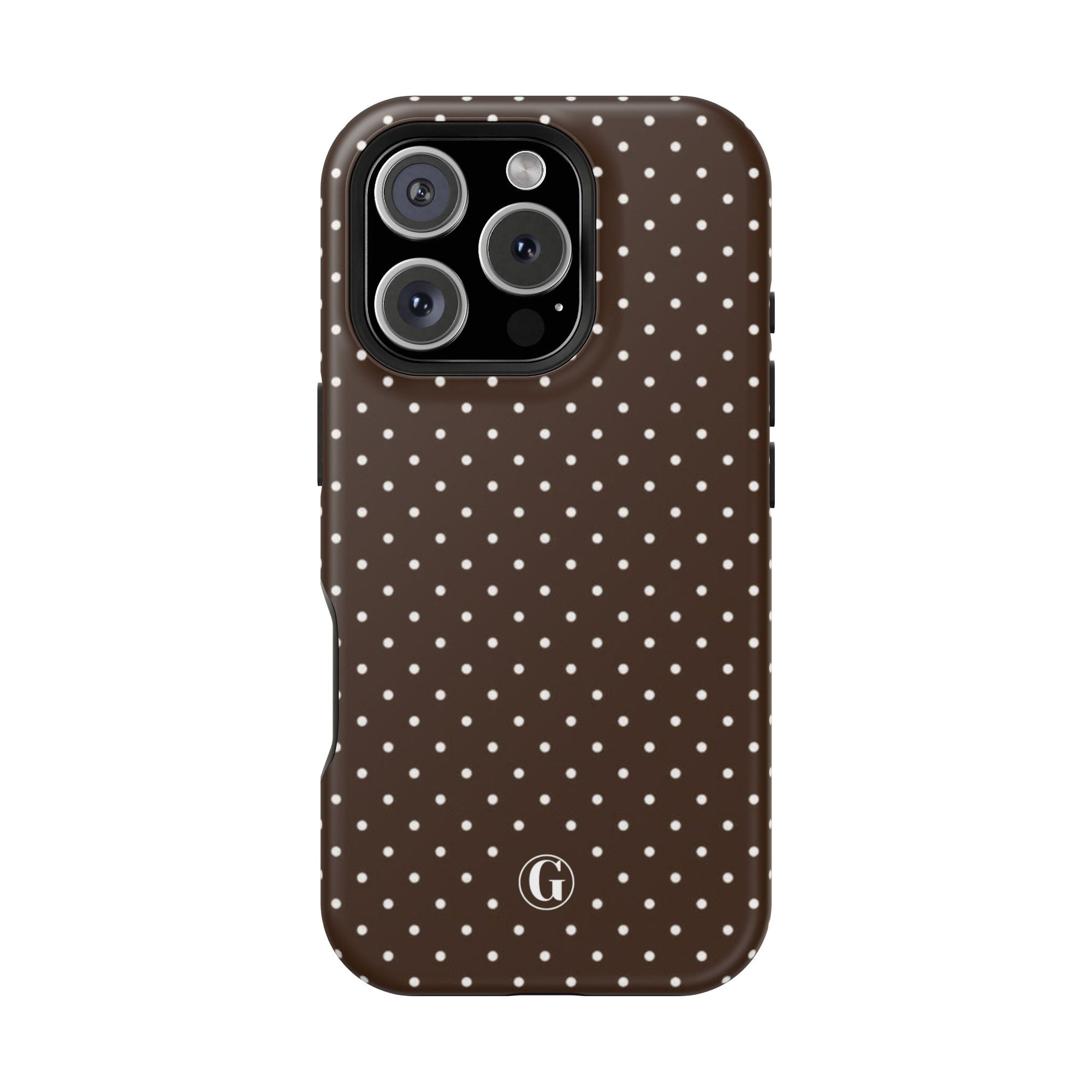 Brown Polka Dots Phone Case