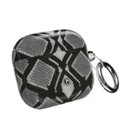 Gray Snakeskin Print AirPod Case