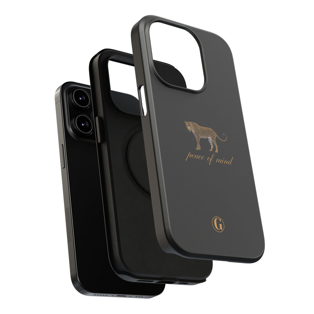 Black 'Peace of Mind' Panther Phone Case