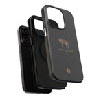 Black 'Peace of Mind' Panther Phone Case