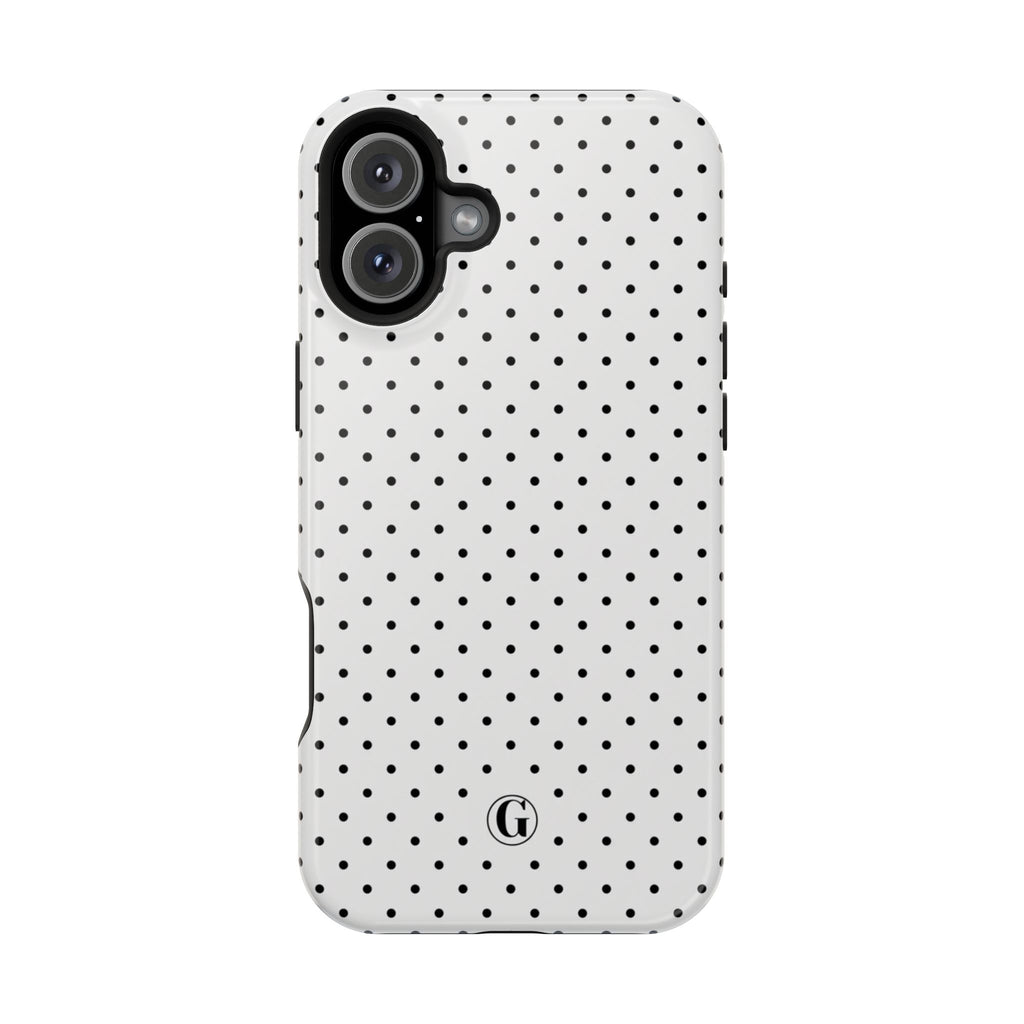 White Polka Dots Phone Case