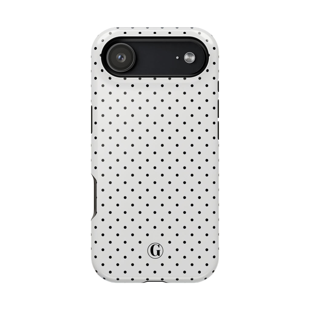 White Polka Dots Phone Case