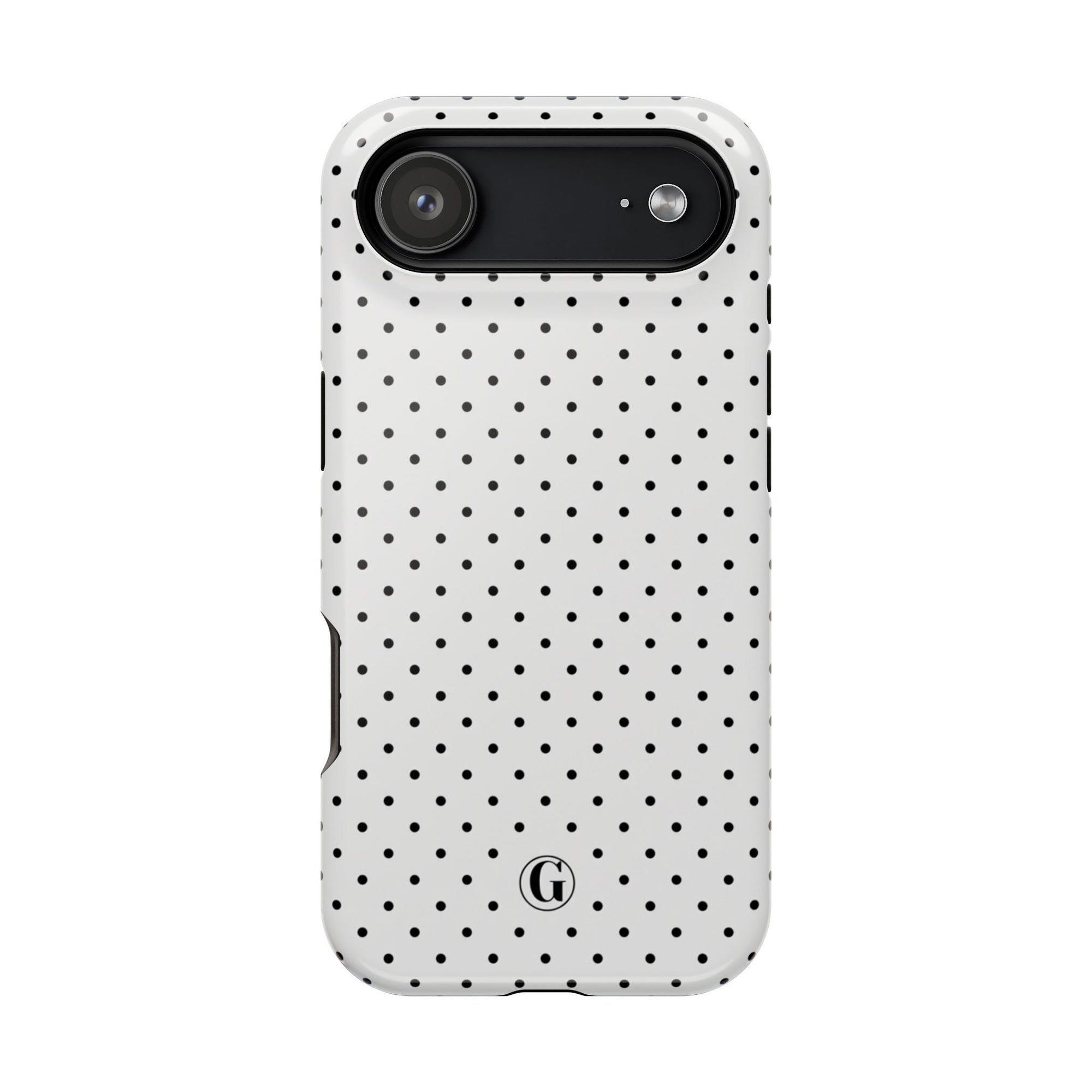 White Polka Dots Phone Case