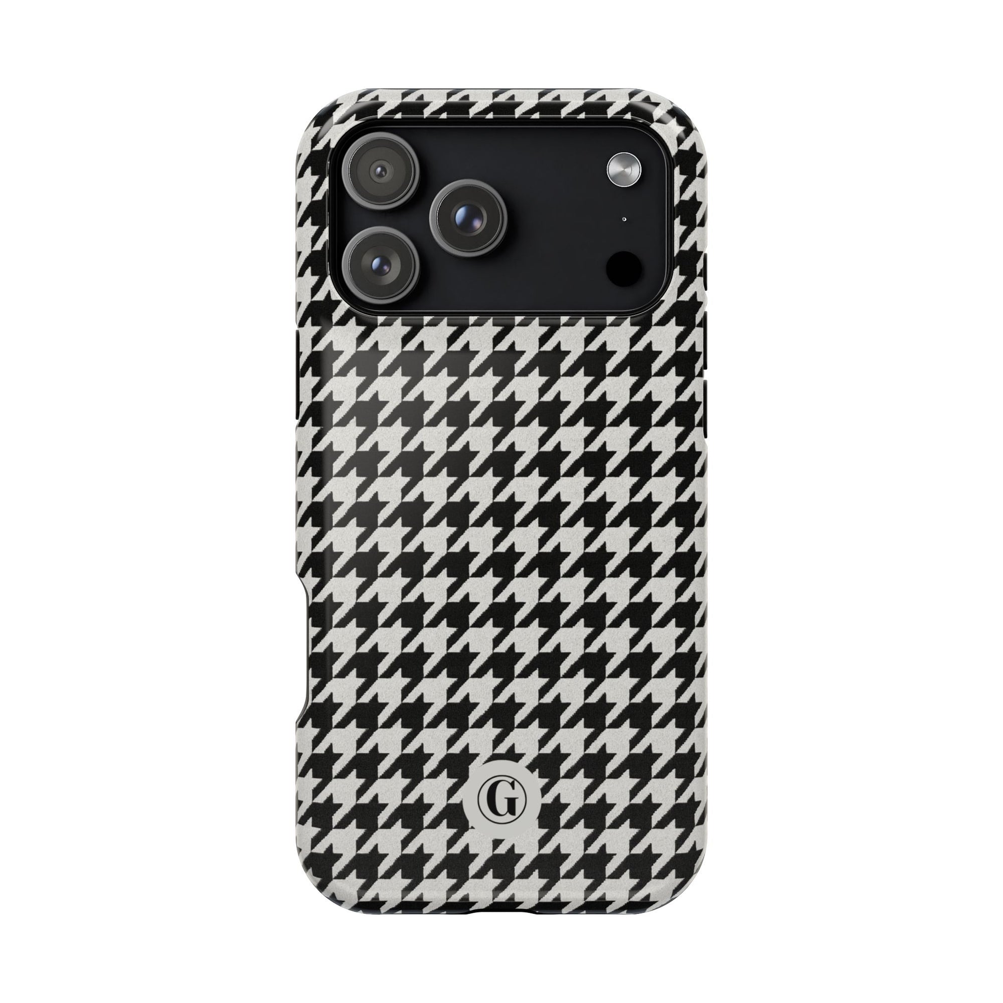 Houndstooth Print Phone Case