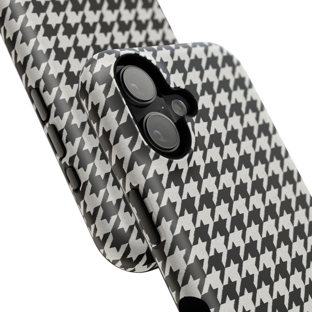 Houndstooth Print Phone Case