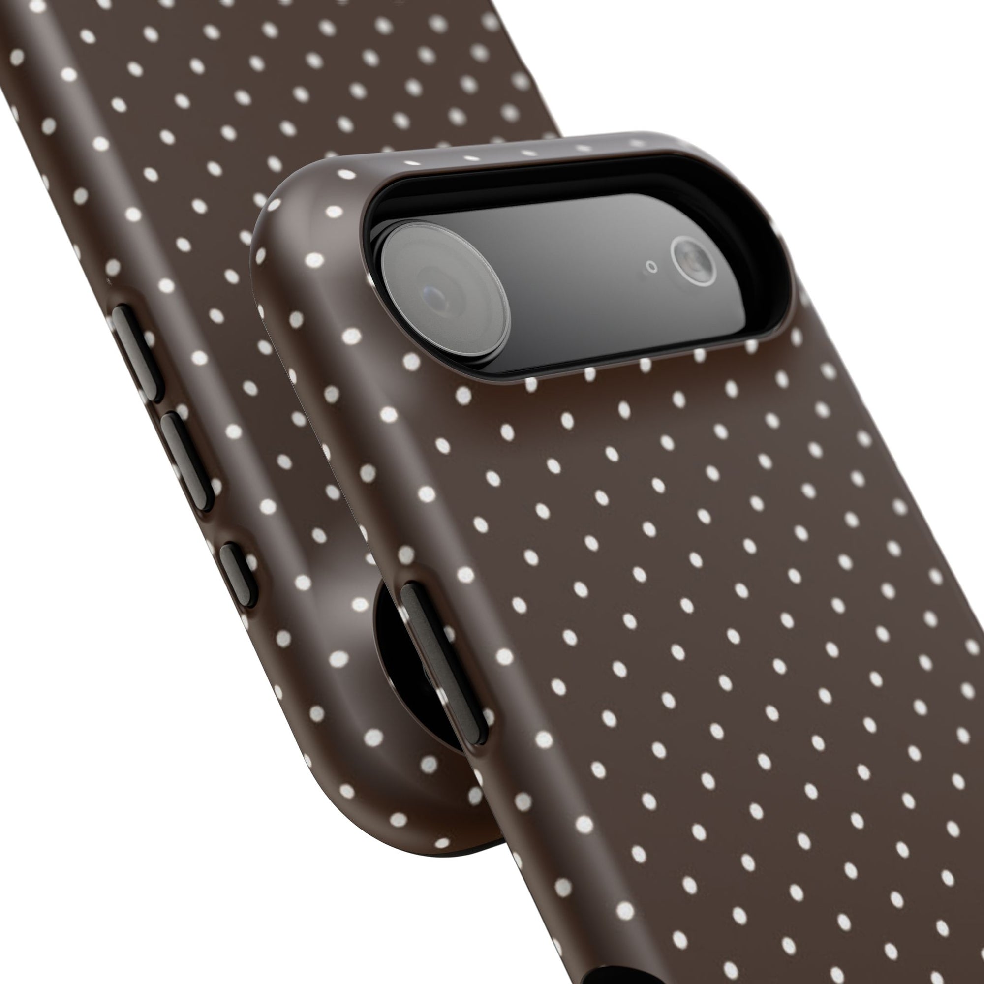 Brown Polka Dots Phone Case