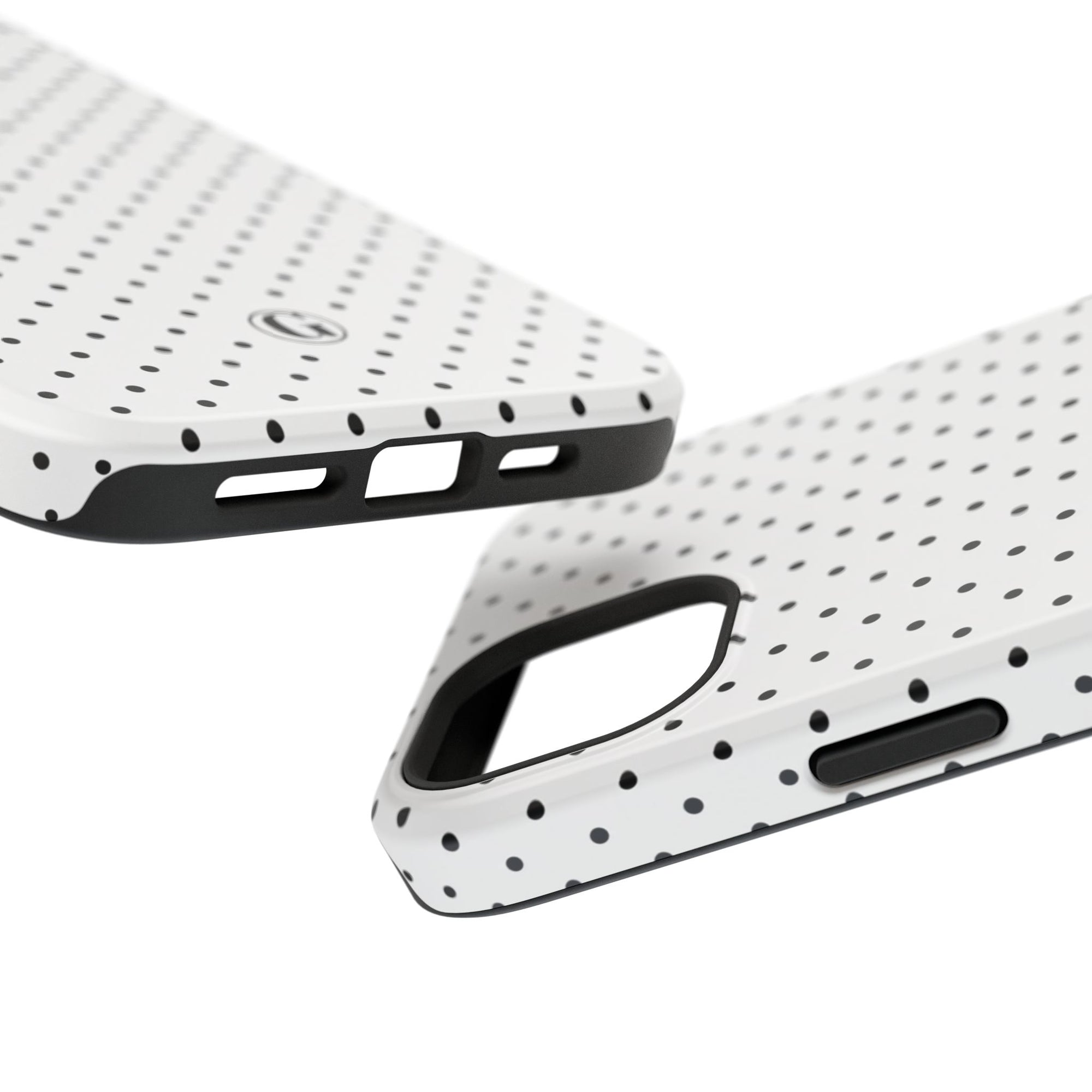 White Polka Dots Phone Case