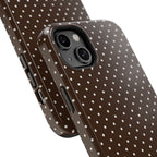 Brown Polka Dots Phone Case