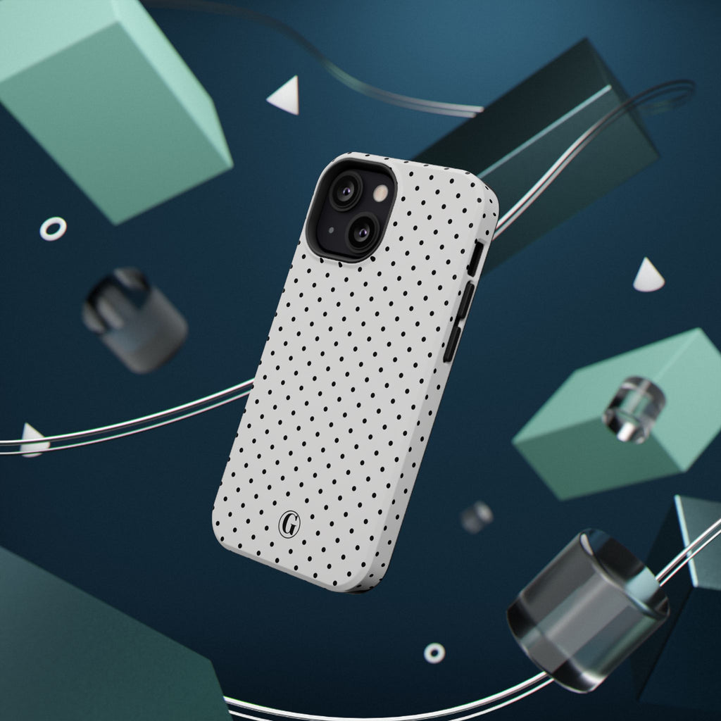 White Polka Dots Phone Case