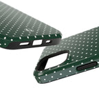 Emerald Green Polka Dots Phone Case