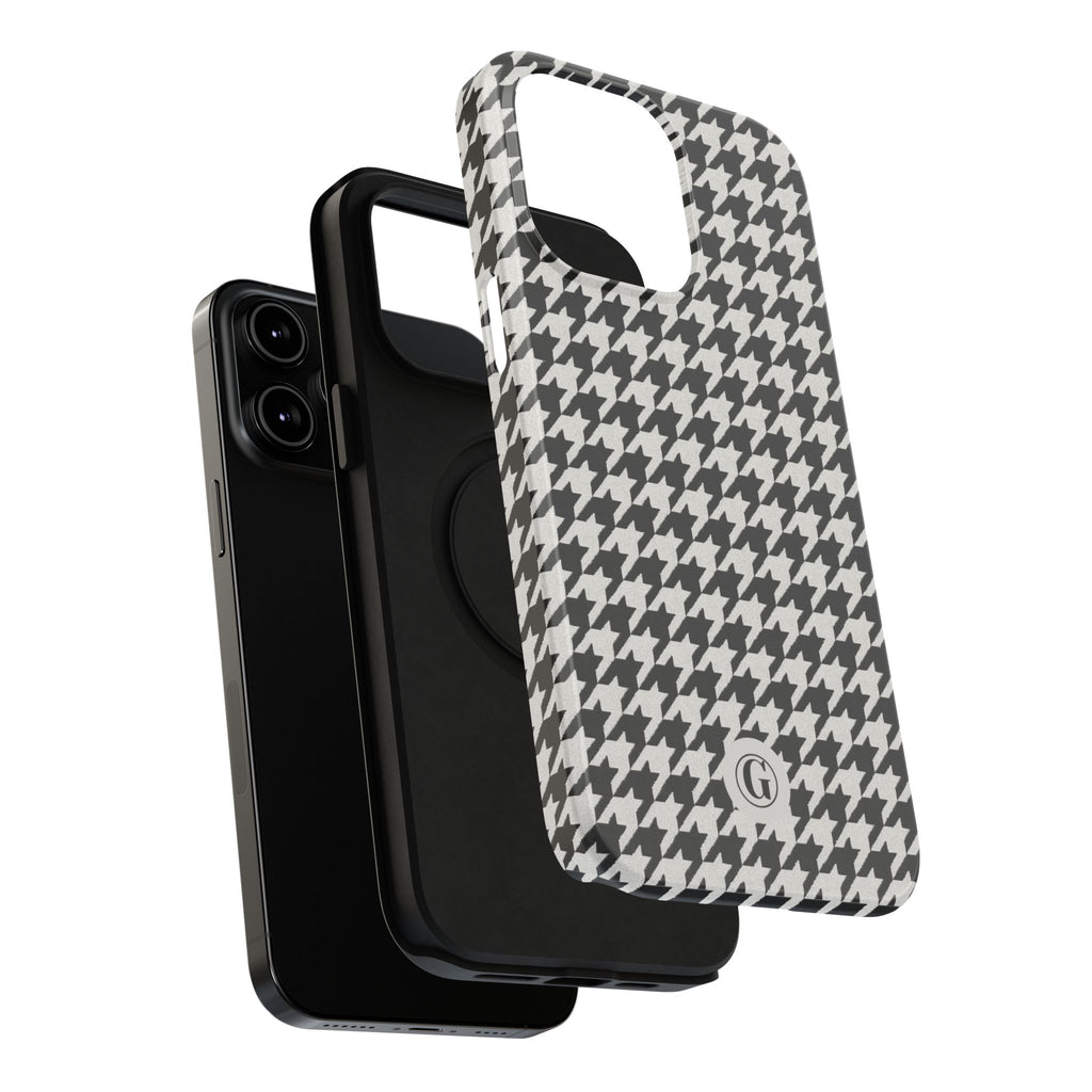 Houndstooth Print Phone Case