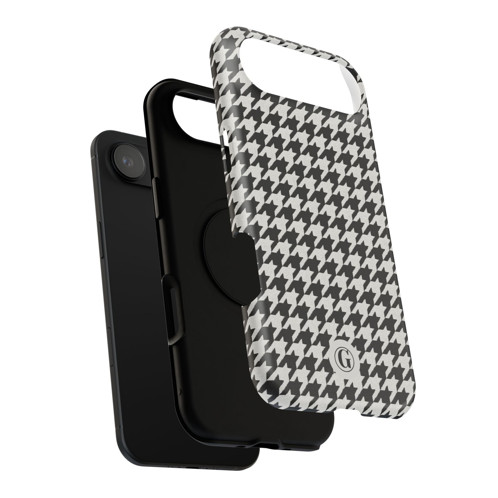Houndstooth Print Phone Case