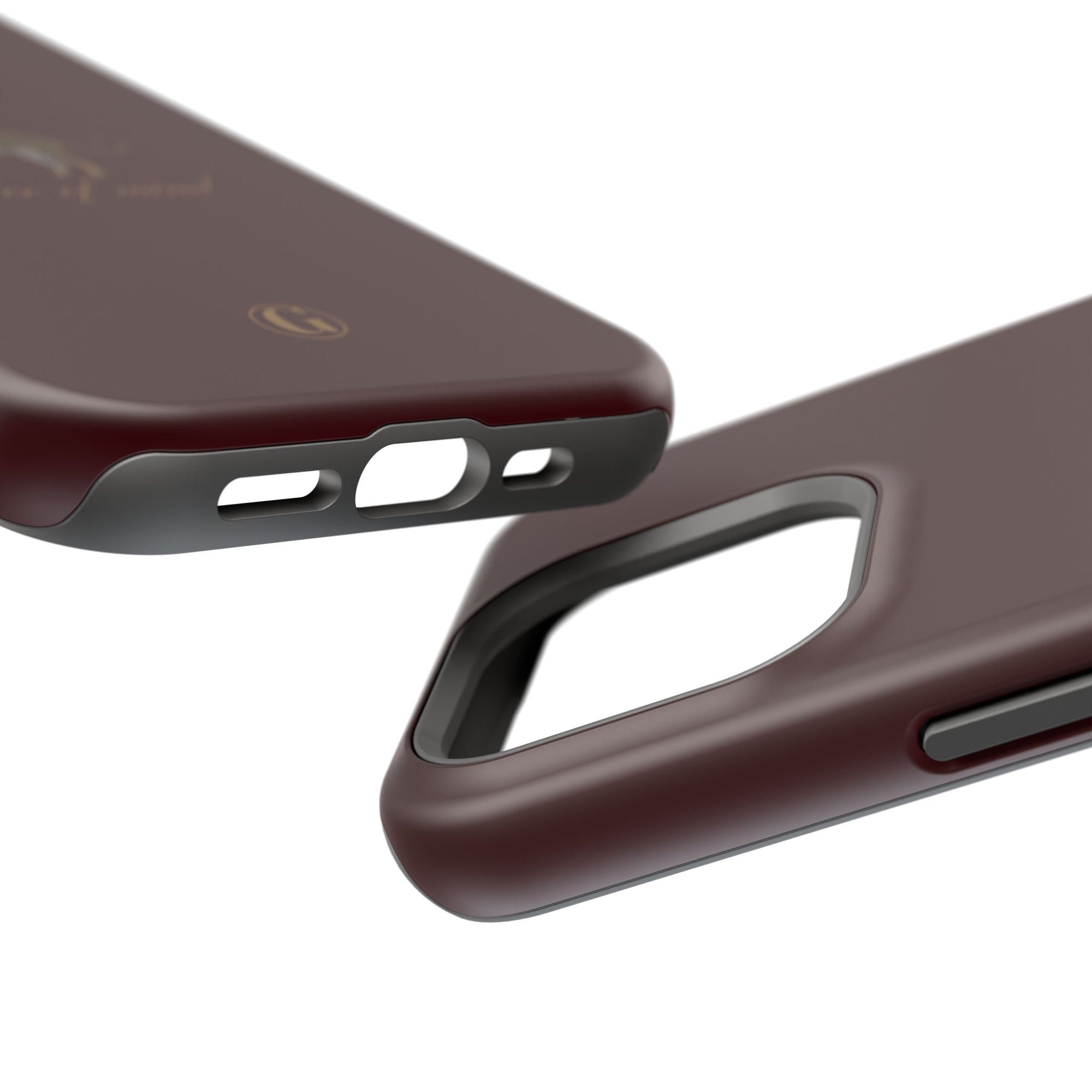 Burgundy 'Peace of Mind' Panther Phone Case