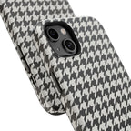 Houndstooth Print Phone Case