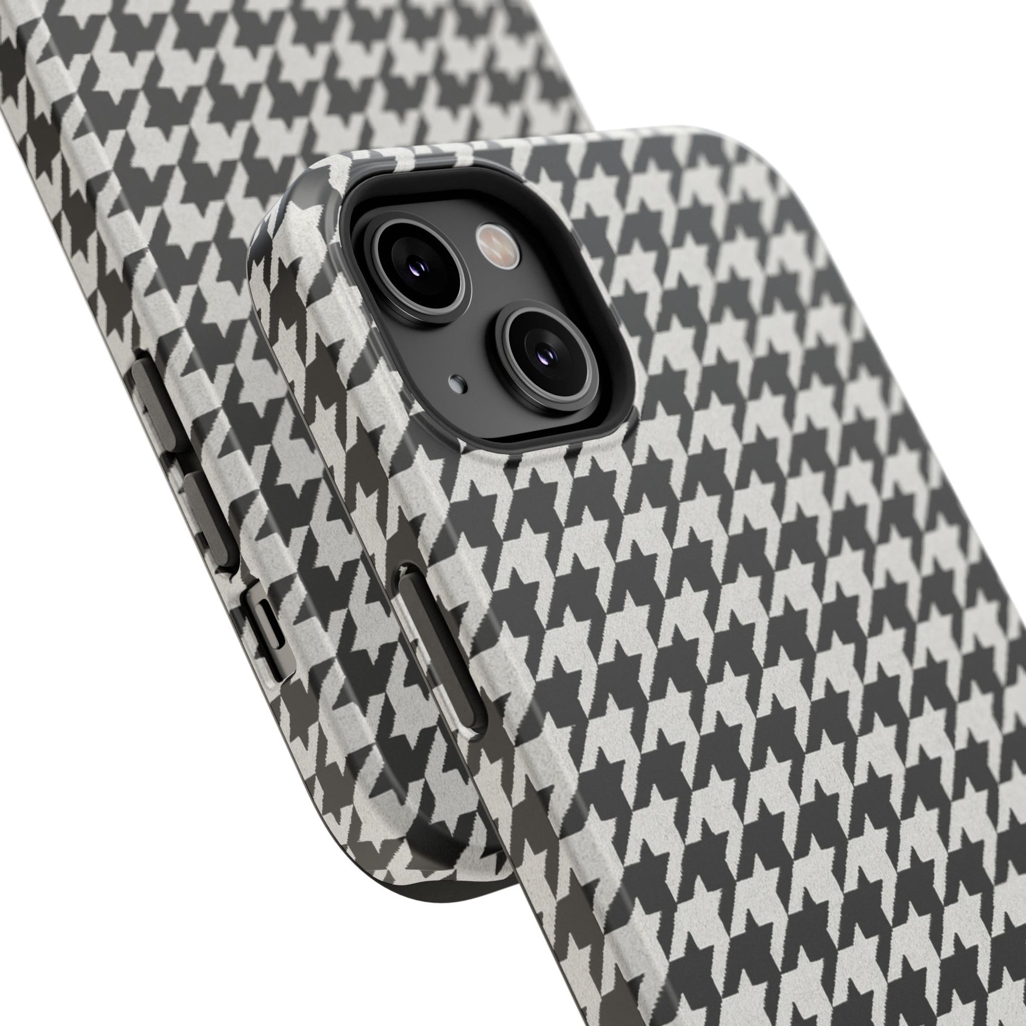 Houndstooth Print Phone Case