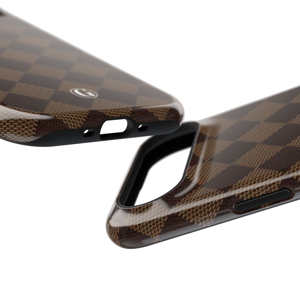 Brown Checkmate Phone Case