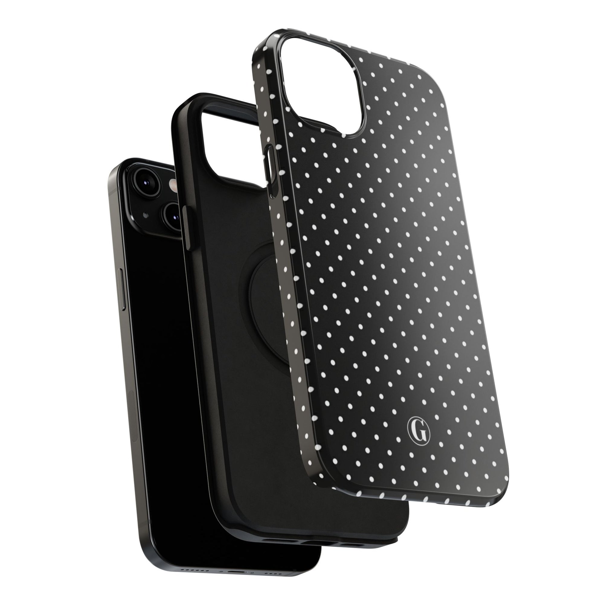 Black Polka Dots Phone Case