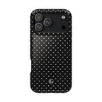 Black Polka Dots Phone Case