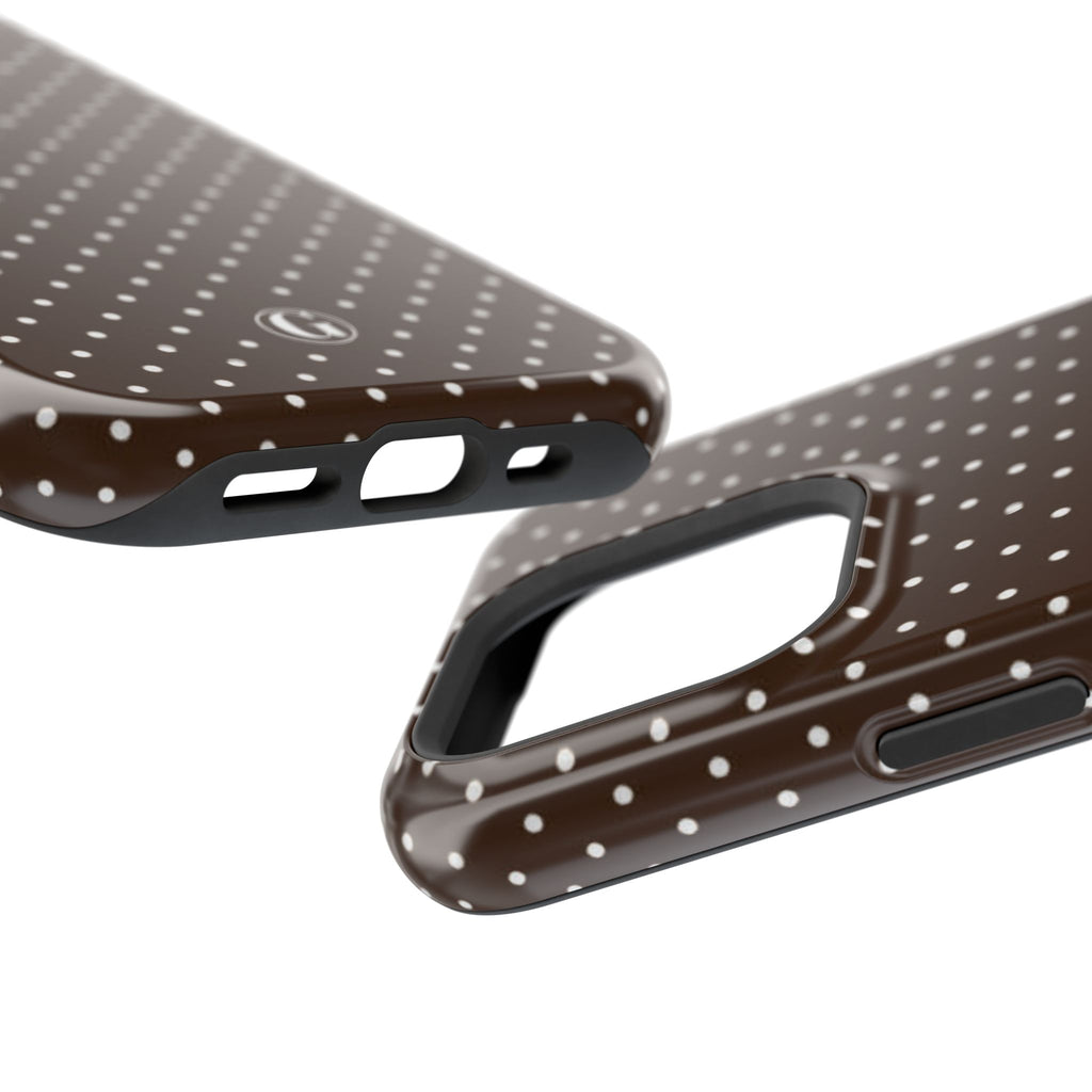 Brown Polka Dots Phone Case