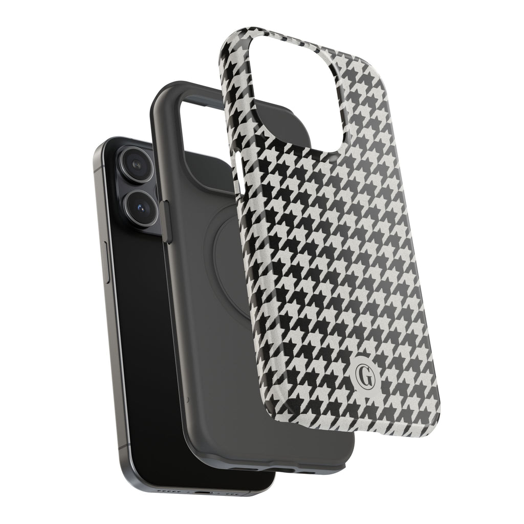 Houndstooth Print Phone Case