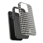 Houndstooth Print Phone Case