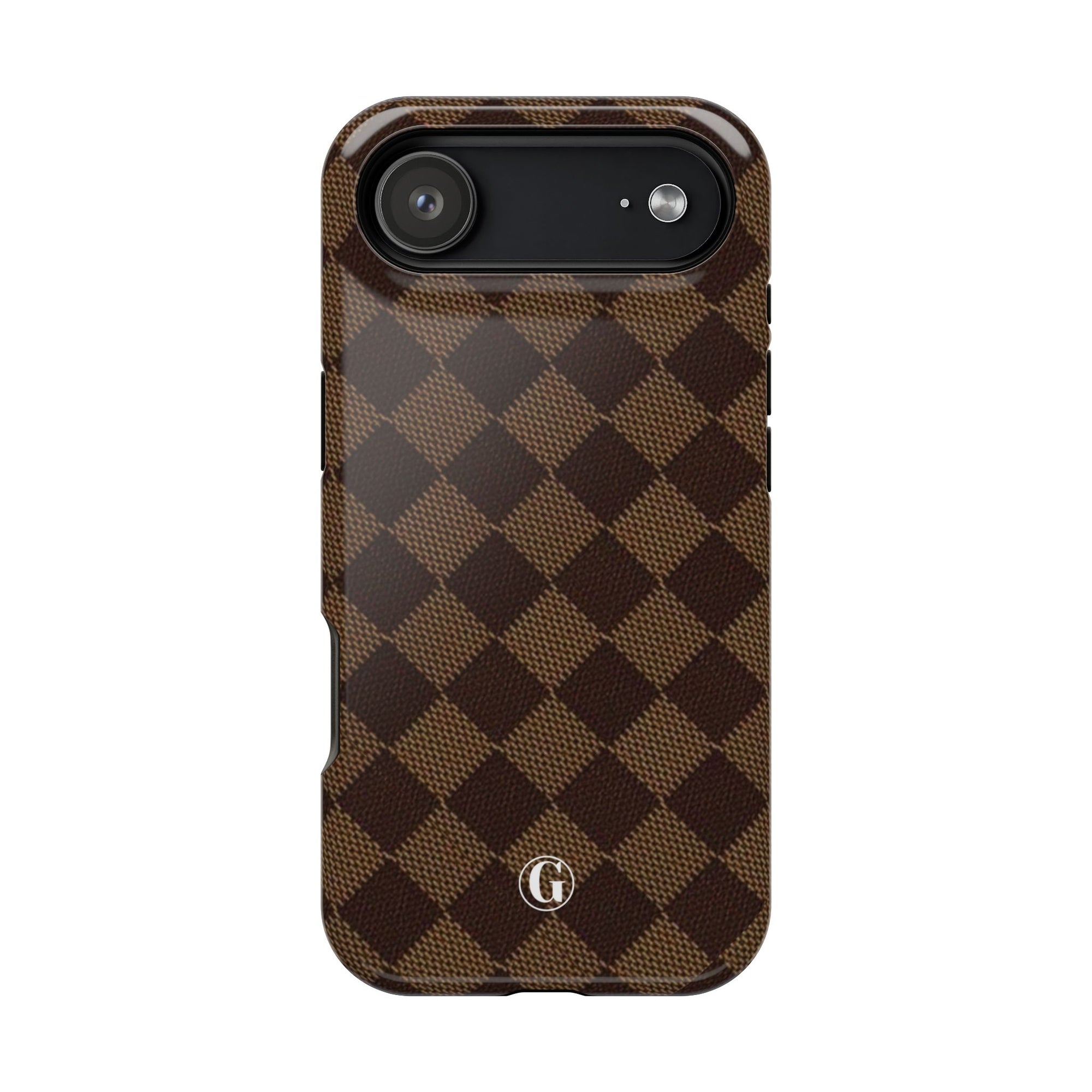 Brown Checkmate Phone Case