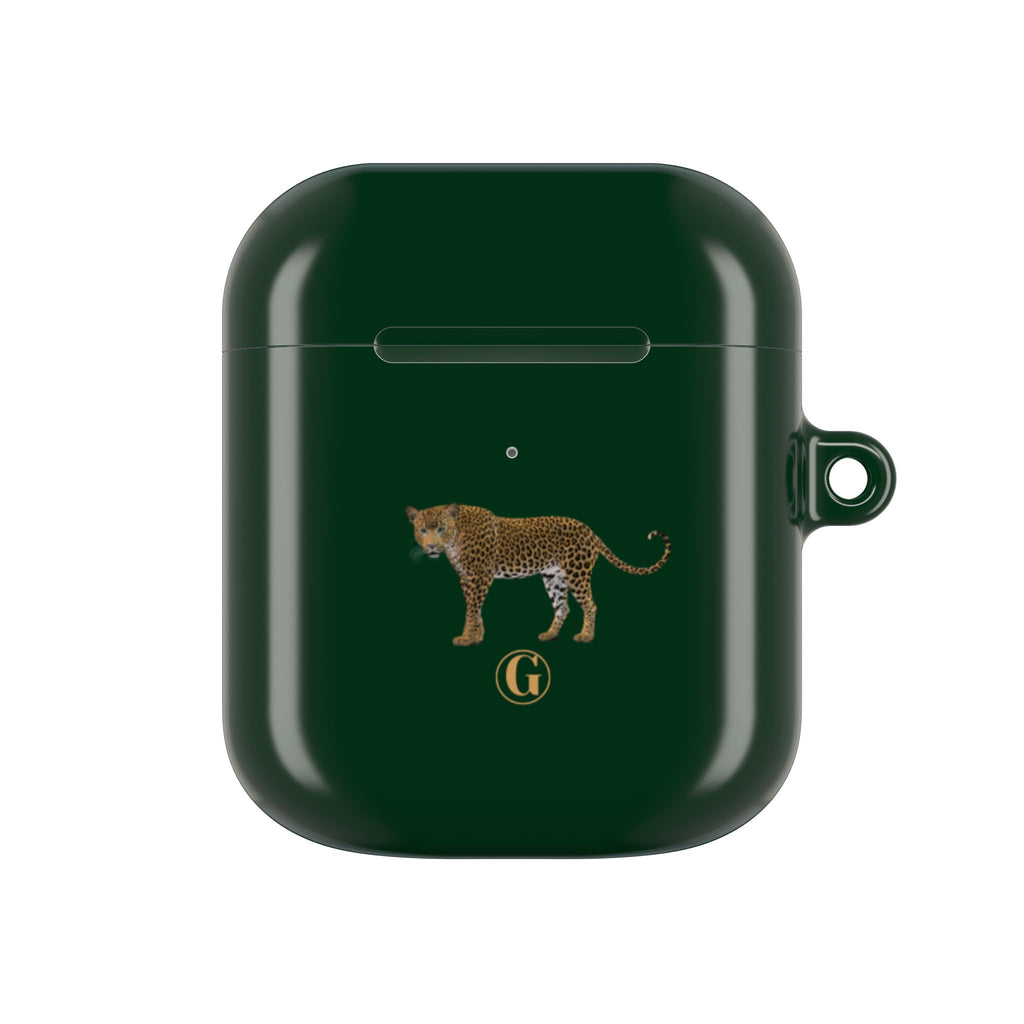 Emerald Green Panther AirPod Case