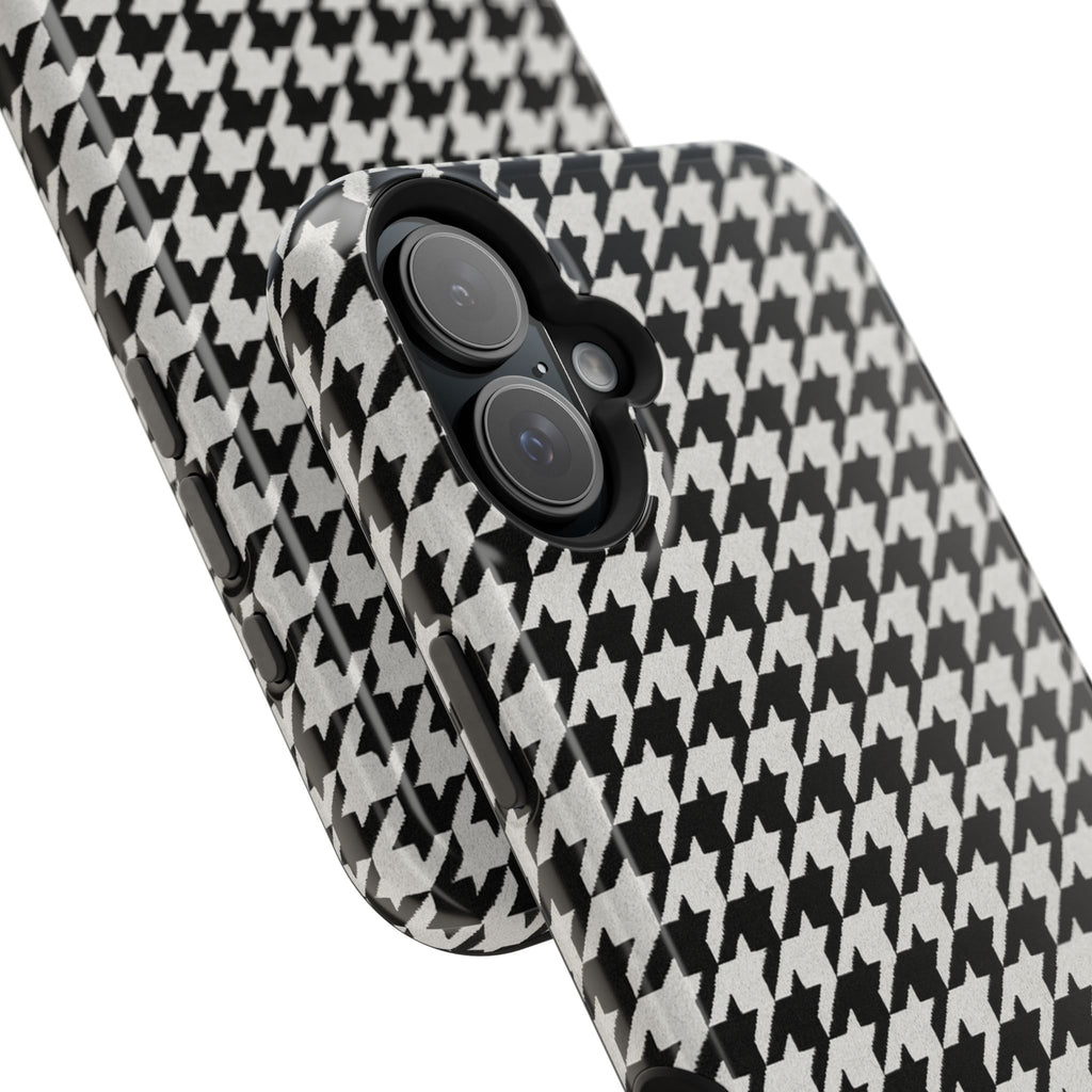Houndstooth Print Phone Case