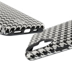 Houndstooth Print Phone Case
