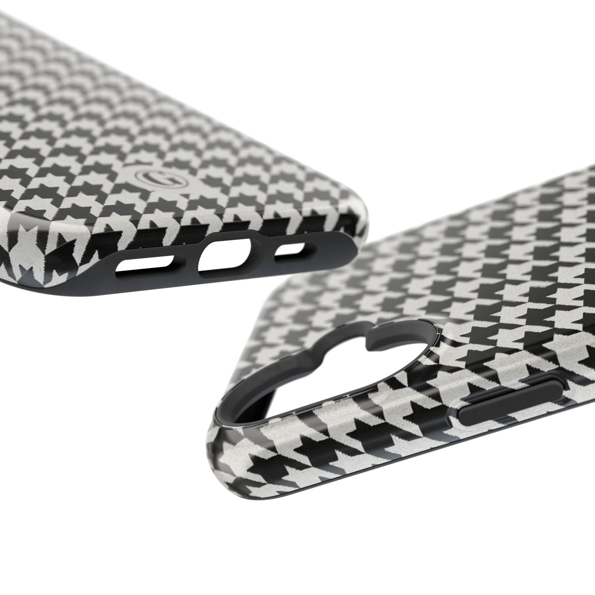 Houndstooth Print Phone Case