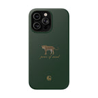Emerald Green 'Peace of Mind' Panther Phone Case