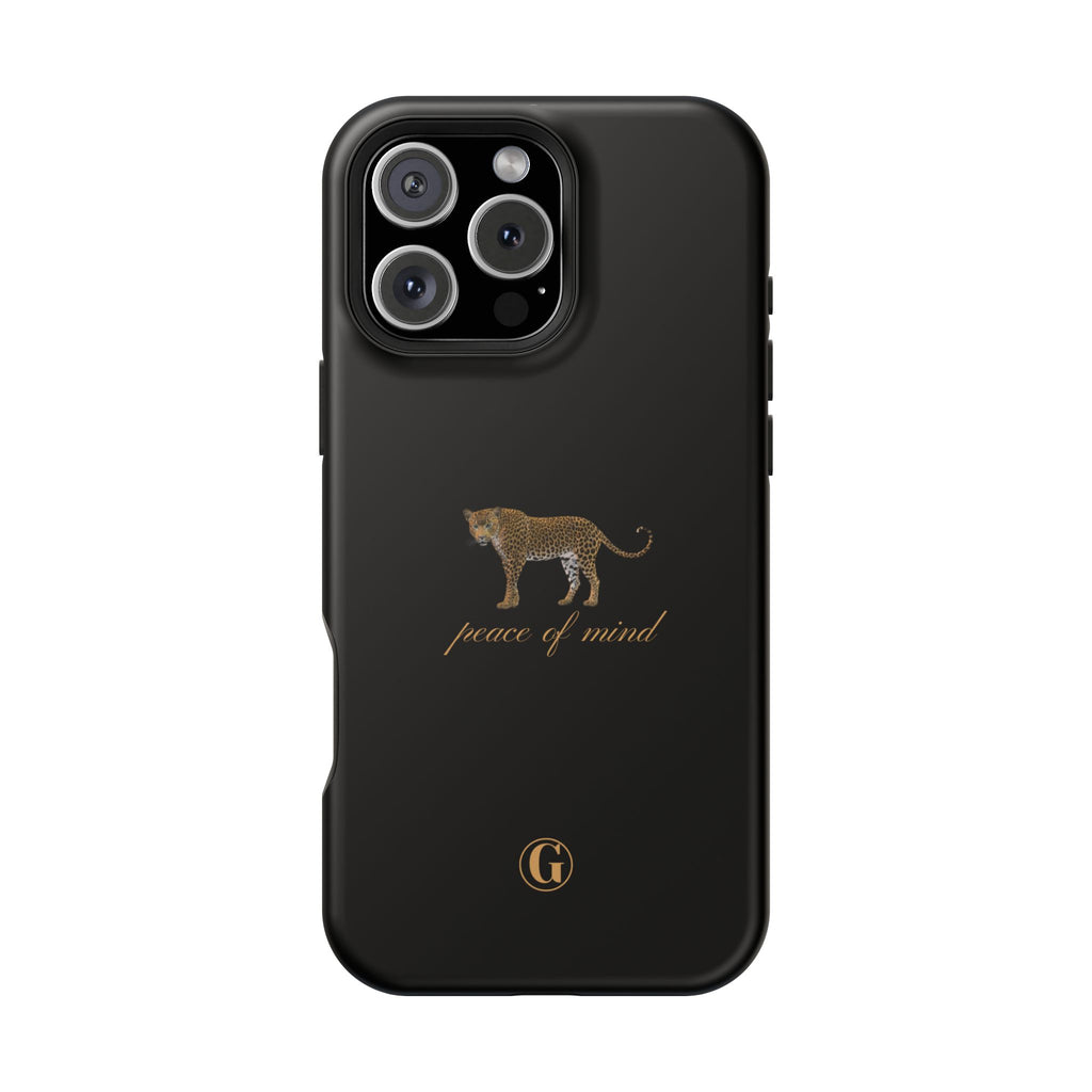 Black 'Peace of Mind' Panther Phone Case