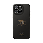 Black 'Peace of Mind' Panther Phone Case