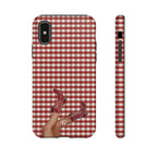 Dark Red Cowboy Boots Phone Case