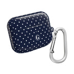 Navy Blue Polka Dot AirPod Case