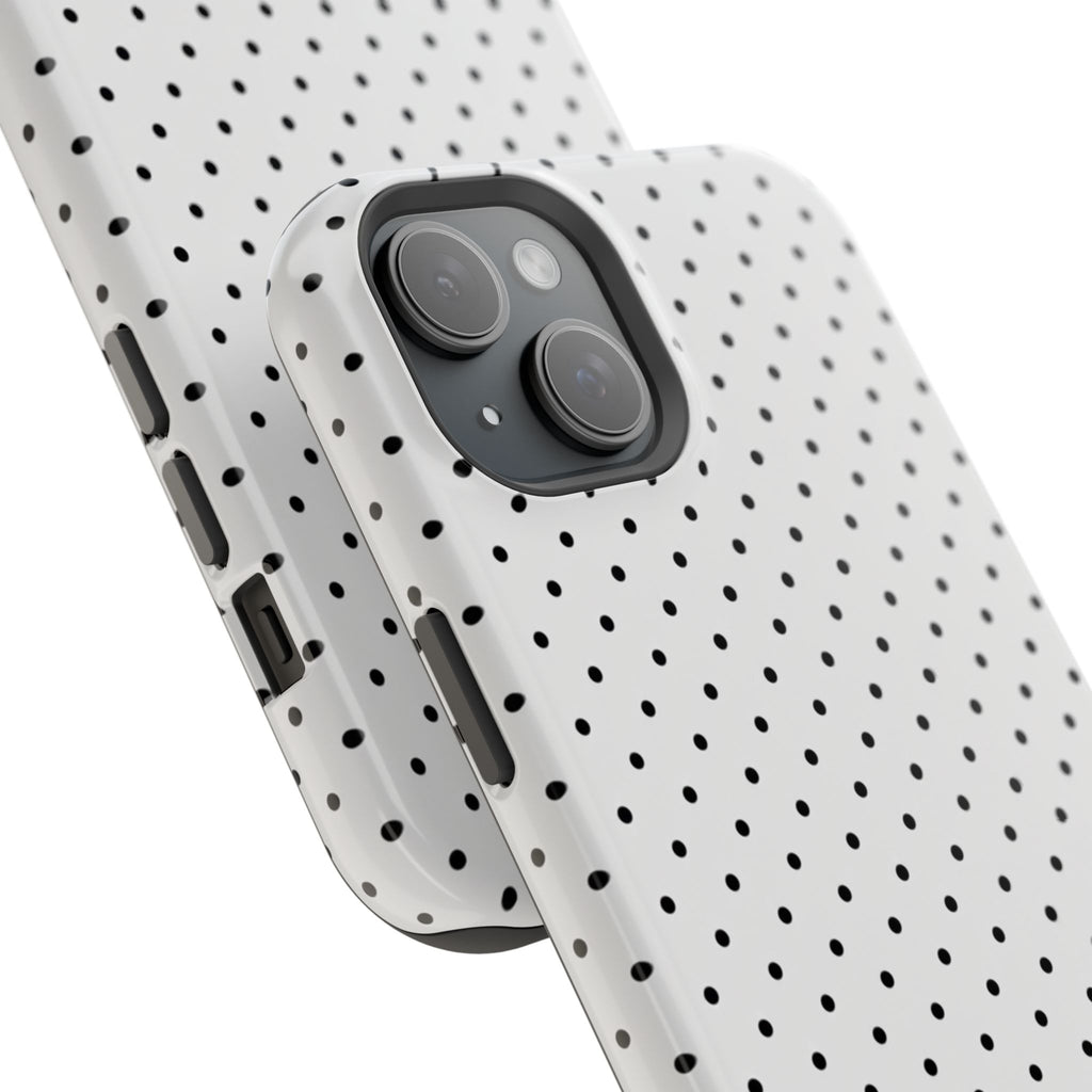 White Polka Dots Phone Case