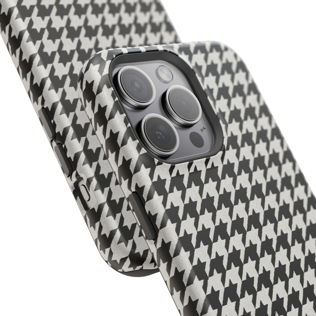 Houndstooth Print Phone Case