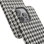 Houndstooth Print Phone Case