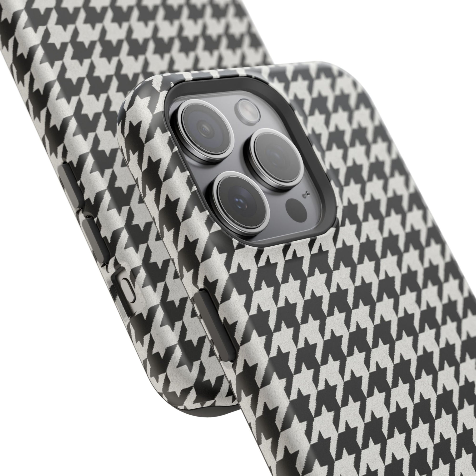 Houndstooth Print Phone Case