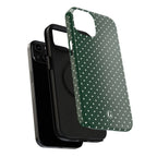 Emerald Green Polka Dots Phone Case