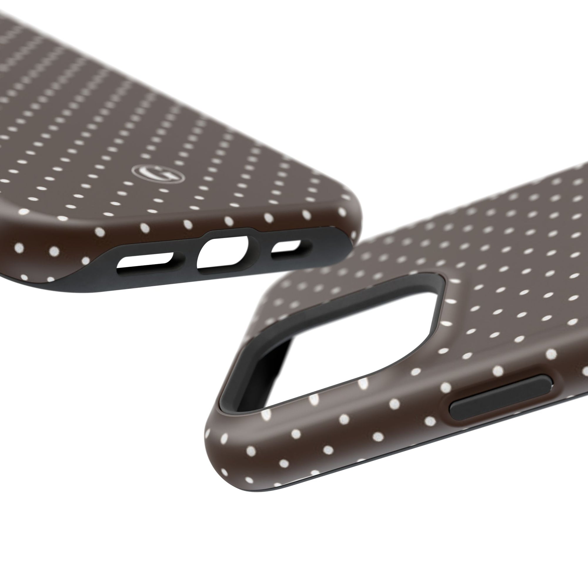 Brown Polka Dots Phone Case