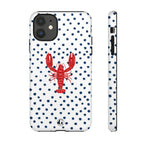Crawfish on Blue Dots Phone Case