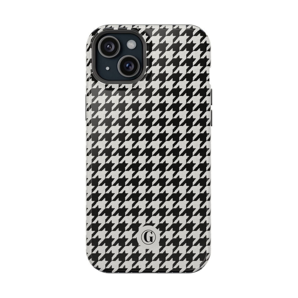 Houndstooth Print Phone Case