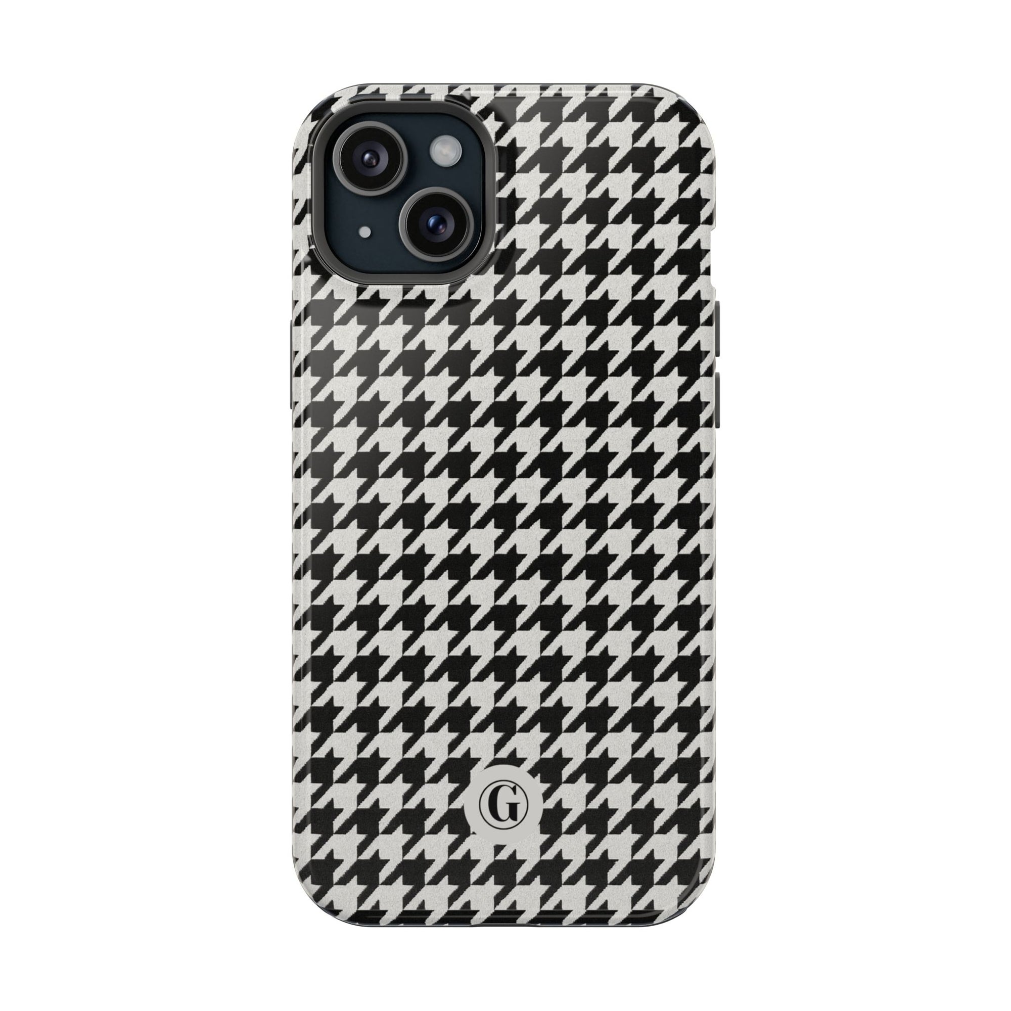 Houndstooth Print Phone Case