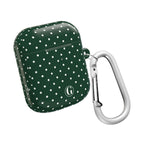 Emerald Green Polka Dot AirPod Case