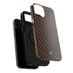 Brown Polka Dots Phone Case