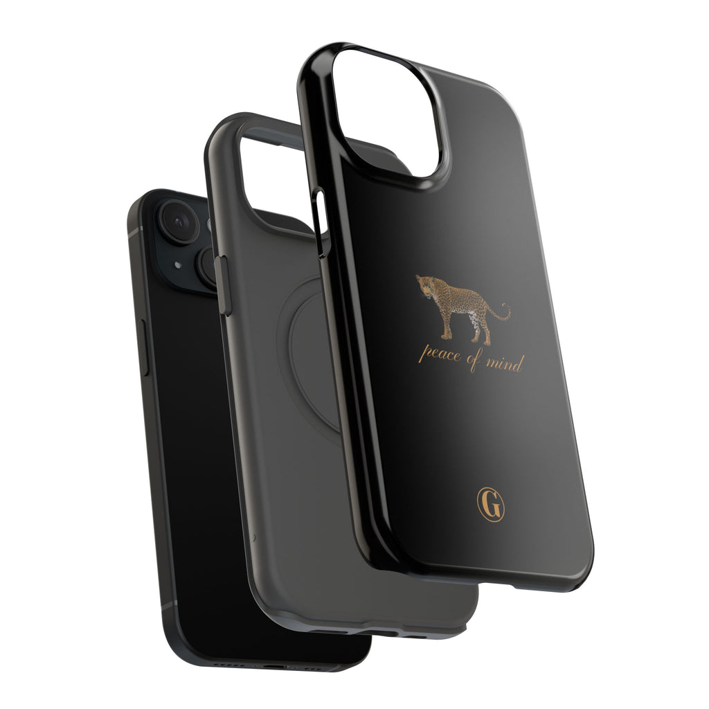 Black 'Peace of Mind' Panther Phone Case
