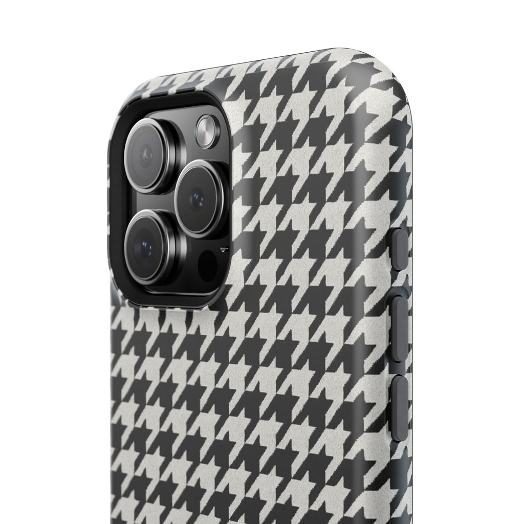 Houndstooth Print Phone Case