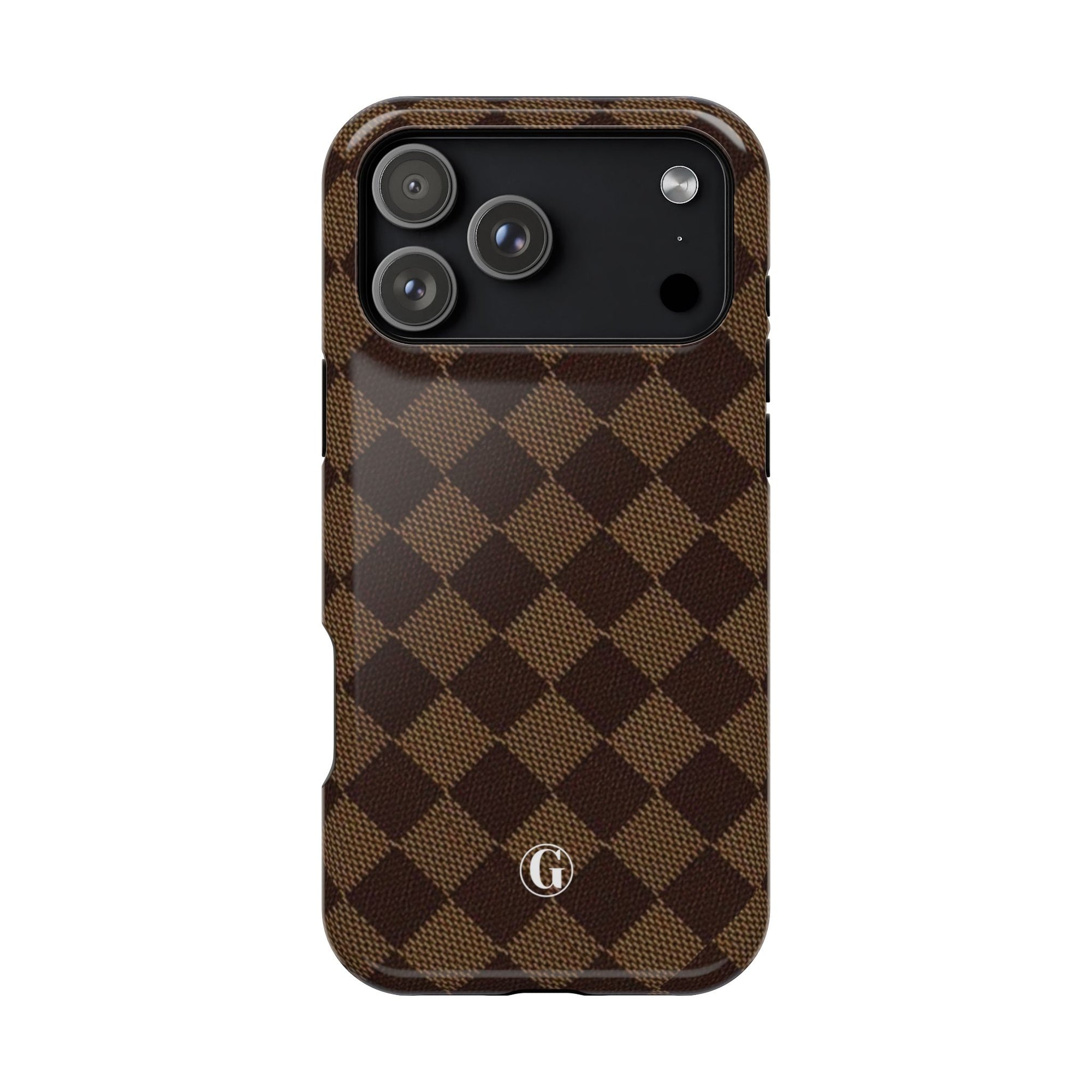 Brown Checkmate Phone Case